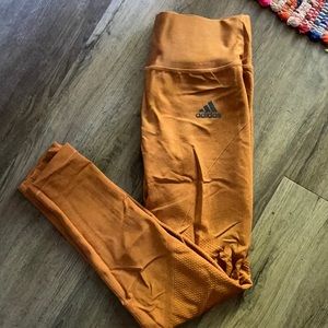 Adidas Burnt orange track legging